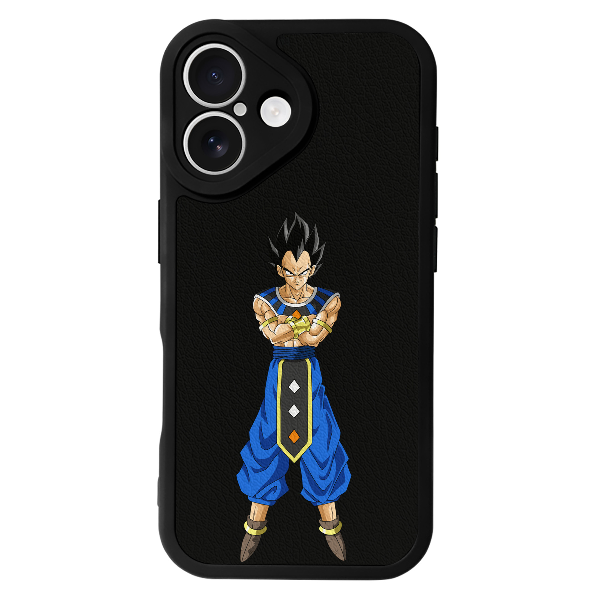 （画像用） ドラゴンボール ベジータ四世（Bejīta Yonsei）DRAGON BALL Vegeta IV 【iPhone 16シリーズ対応】シリコンスマホケース（レザー調） 材質：シリコン